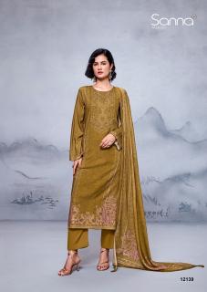 Sanna fashion cazira cotton dress material wholesalers in kanpur